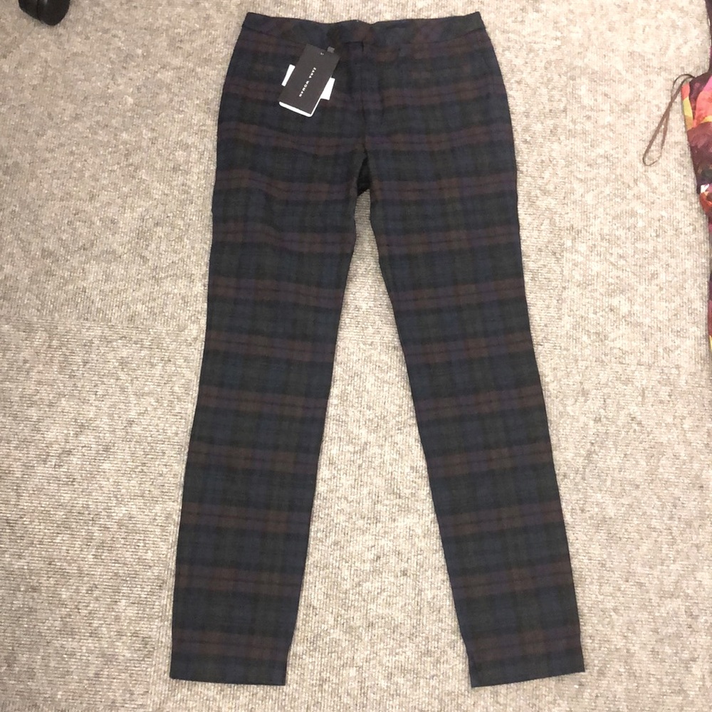 Fabulous dark plaid Zara pants
